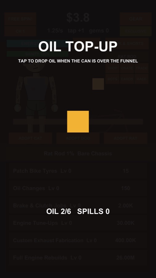 Oil Top-Up chore